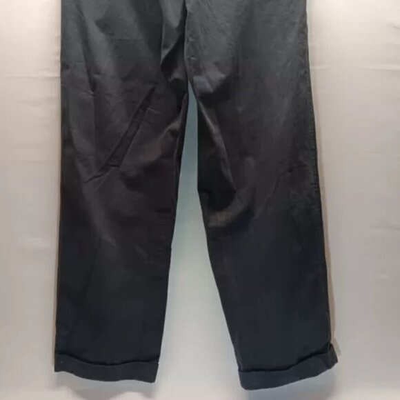 Banana Republic Men's Sz 33x30 Emerson Straight Flat Front Gray Navy Chino Pants - Picture 8 of 12